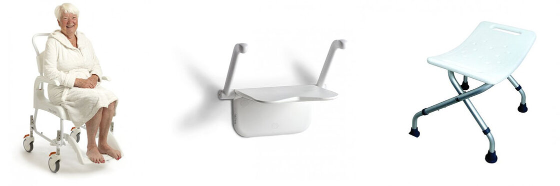 Douchestoelen en krukjes