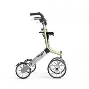 Let&#039;s Go Out rollator - Beige/zilver - Trustcare