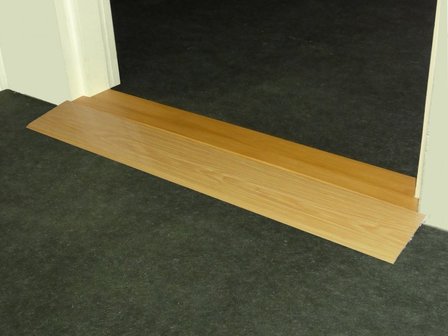 Indoor Drempelhulp - decorprint hout 96 x 14 cm - Easyliving