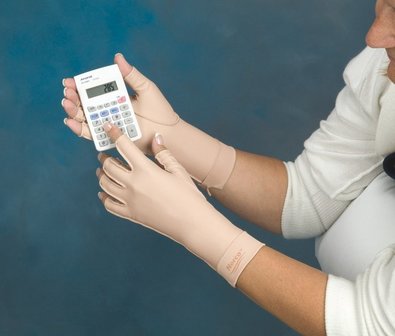 Oedeemhandschoen halve vingers over de pols - Rechts M - Norco