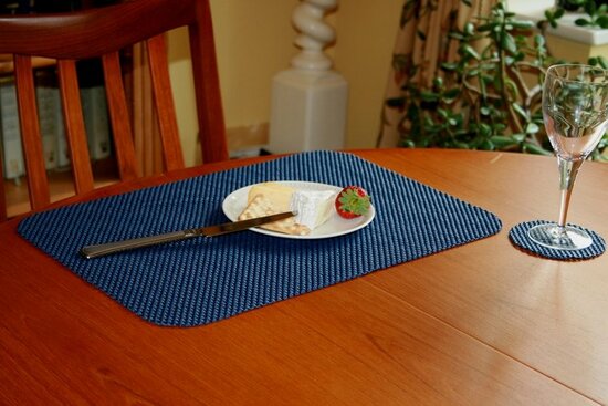 Placemat en onderzetter set - crème - StayPut