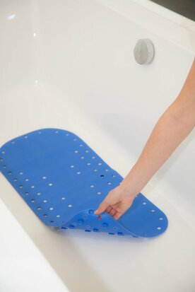 Anti-slip bad- en douchematten - badmat blauw - Atlantis