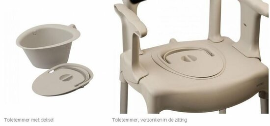 Swift toiletstoel multifunctioneel - Etac