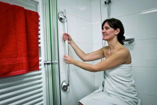 Mobiele wandbeugel Chroom Look - 650 mm - Mobeli