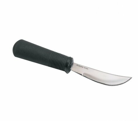 Bestek - Good Grip mes met gekarteld blad