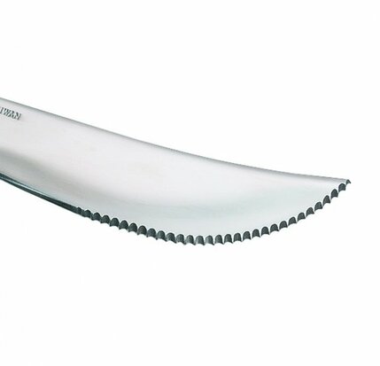Bestek - Good Grip mes met gekarteld blad