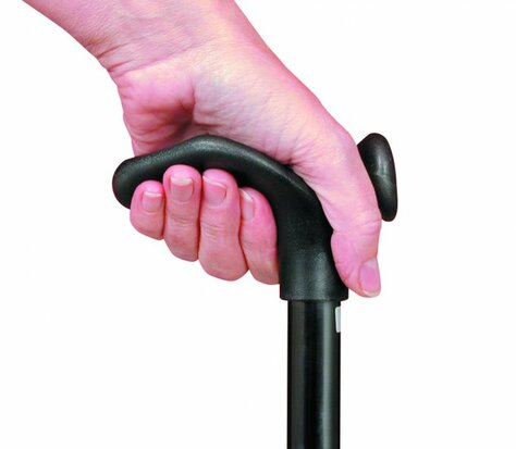 Wandelstok comfortgrip - Links