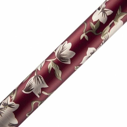 Opvouwbare wandelstok - burgundy 84 -94 cm