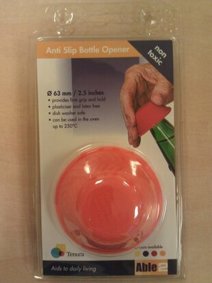 Anti-slip flesopener - oranje - Able2