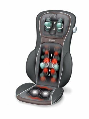 Shiatsu massage zitkussen MG295 - zwart - Beurer