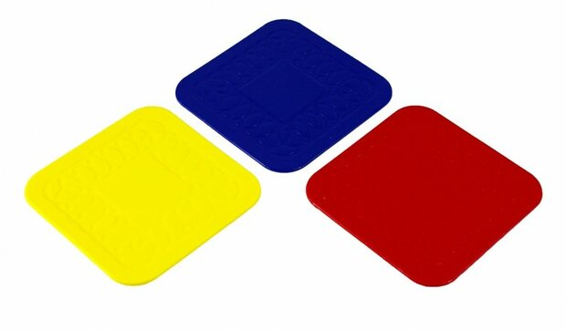 Anti-slip onderzetters - blauw 4 stuks - Able2