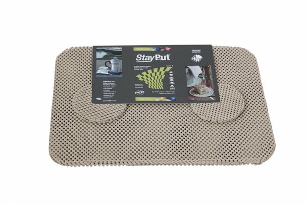 Placemat en onderzetter set - beige - StayPut