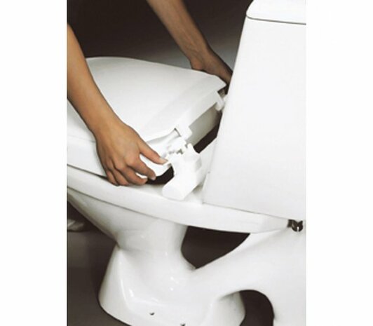 Hi Loo toiletverhoger vast - hoogte 6 cm - Etac