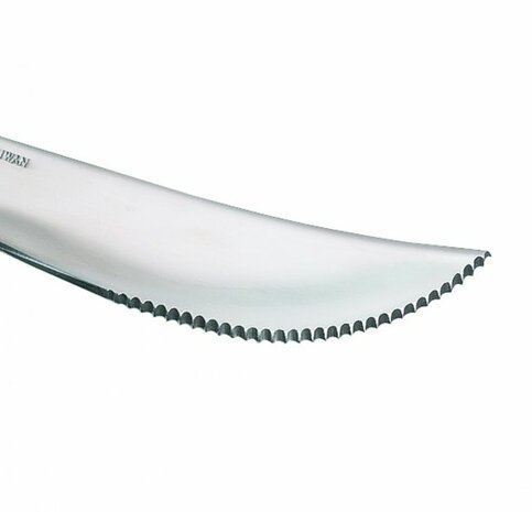 Bestek - Good Grip mes met gekarteld blad
