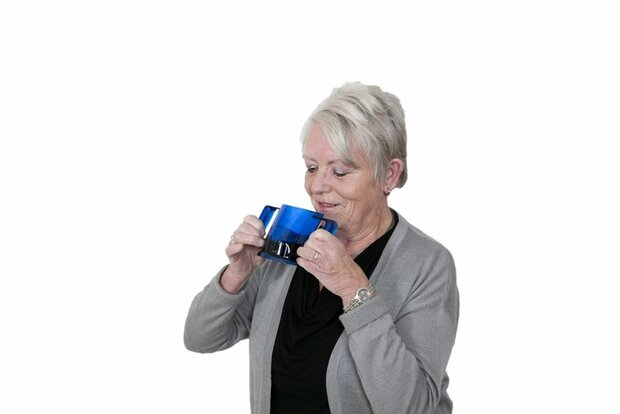 HandyCup met deksel - blauw