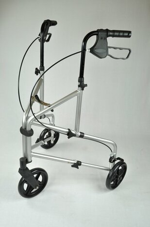 Aluminium 3-wiel Rollator - zilver