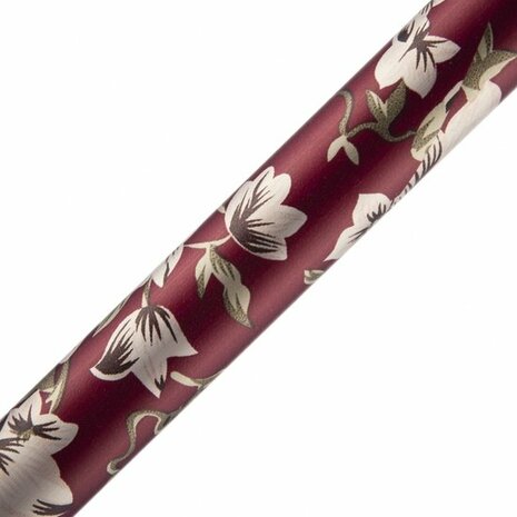 Opvouwbare wandelstok - burgundy 84 -94 cm