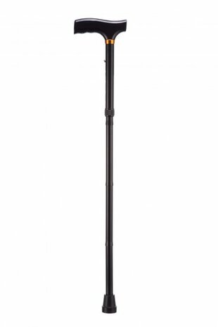 Opvouwbare wandelstok - zwart 84 - 94 cm