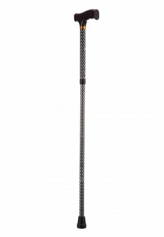 Opvouwbare wandelstok - Etched Black 76 - 89 cm