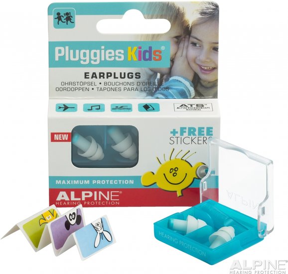 Pluggies Kids oordopjes - 1 paar - Alpine