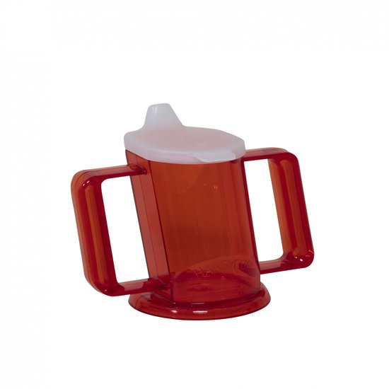 HandyCup met deksel - rood