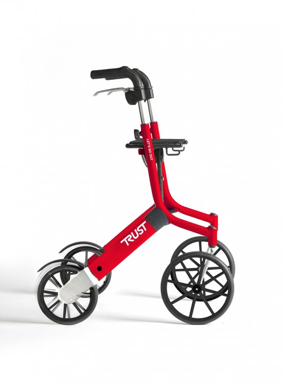 Let's Go Out rollator - Rood - Trustcare