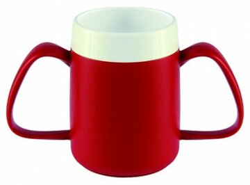 Conische ergobeker - rood - Ornamin