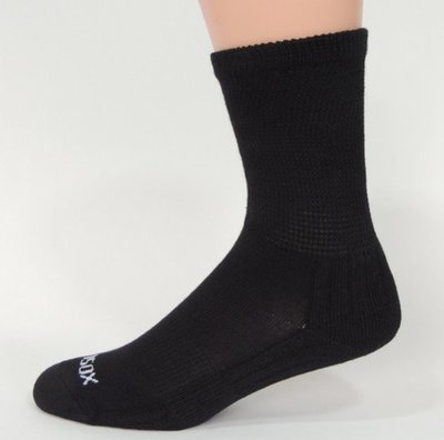 Diabetessokken - zwart-maat 36-42 - Ecosox