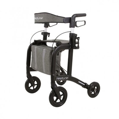 Neptune rollator - mat-zwart - Able2