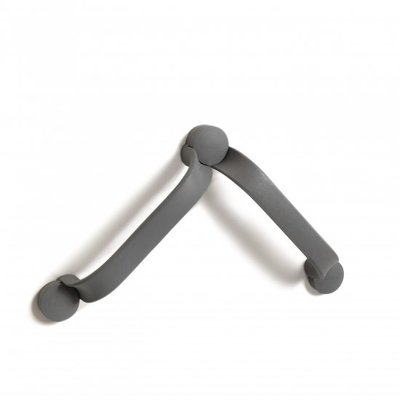 Flex wandbeugel schroefmontage - grijs 60 cm (2x30 cm) - Etac