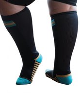 Sportsok Met Mesh Panel Zwart Turquoise 35 41 Xpandasport xpandasport kopen in de aanbieding